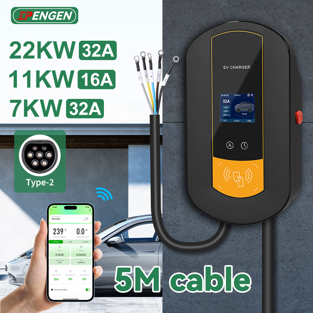Wallbox Ev - Estación de carga IPENGEN Type2 EV,