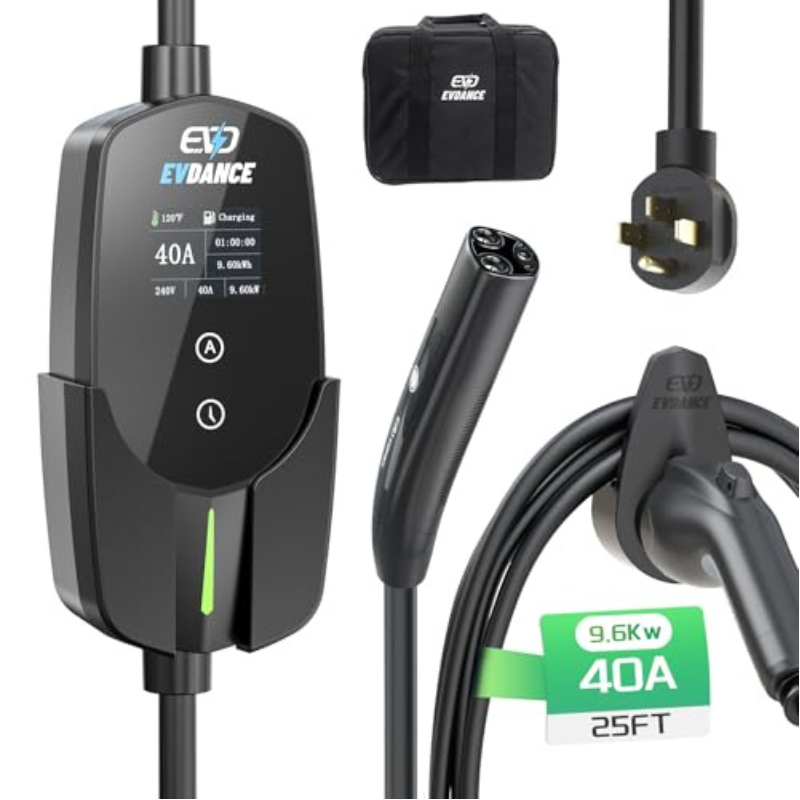 Home Ev Charger - Cargador Portátil EVDANCE para Tesla 40A