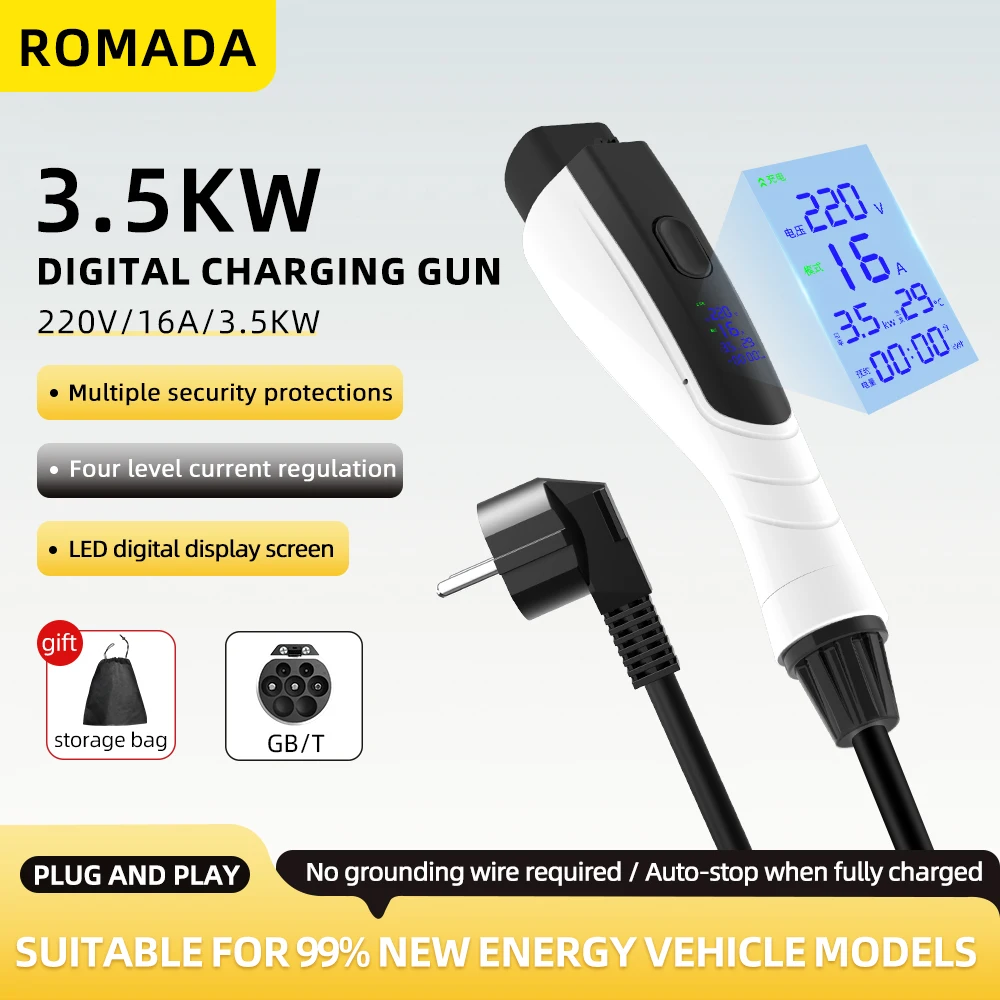 Ev Charger Adapter - NUEVO Cargador Portátil para Vehículos Eléctricos