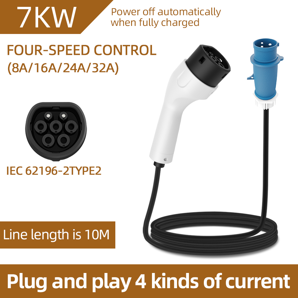 Ev Charger Adapter - Para vehículo eléctrico 7KW 32A EV