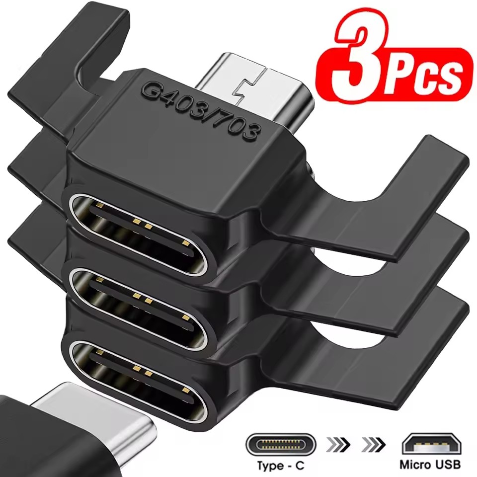 Type 2 Charger - Adaptador de carga Micro USB a