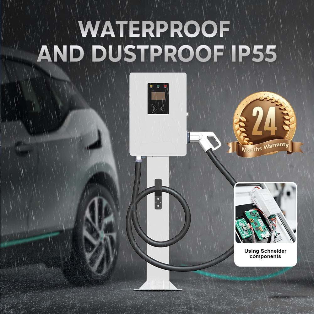 Cargadores de CC de 50A para v - Fast Ev Charger reseña y precio