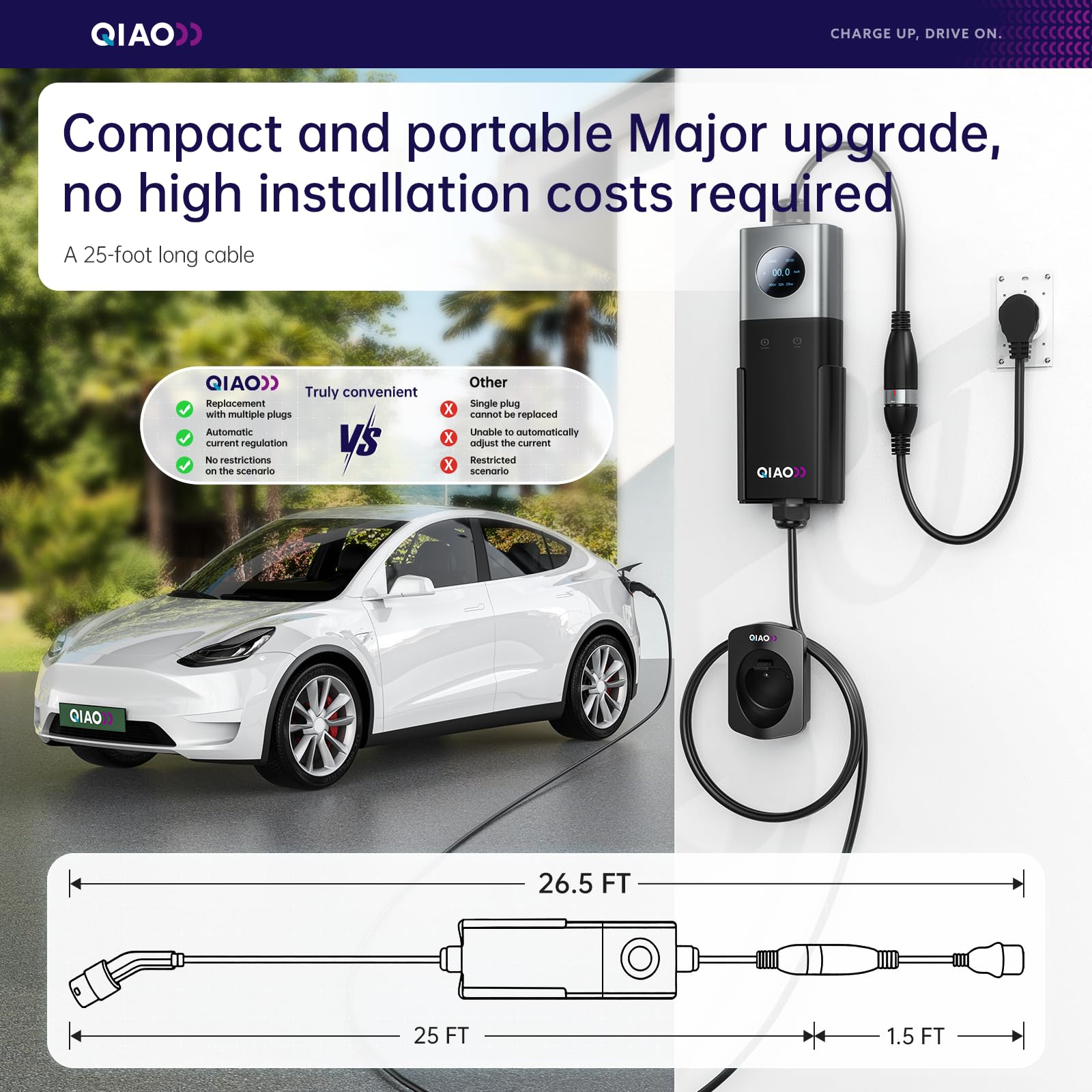Cargador de vehículos eléctric - Ev Charger Adapter reseña y precio