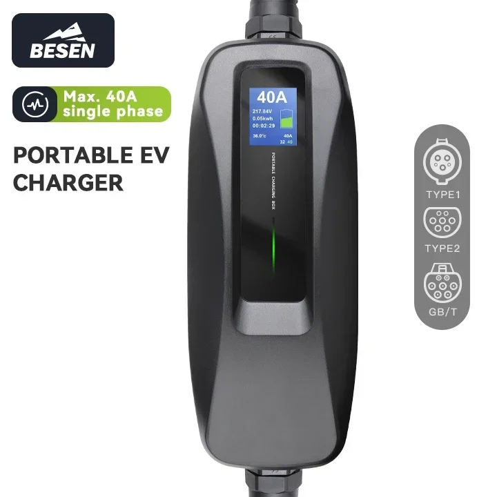 Cargador Portátil para Vehícul - Portable Ev Charger reseña y precio