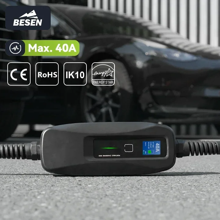 Cargador Portátil para Vehícul - Portable Ev Charger reseña y precio