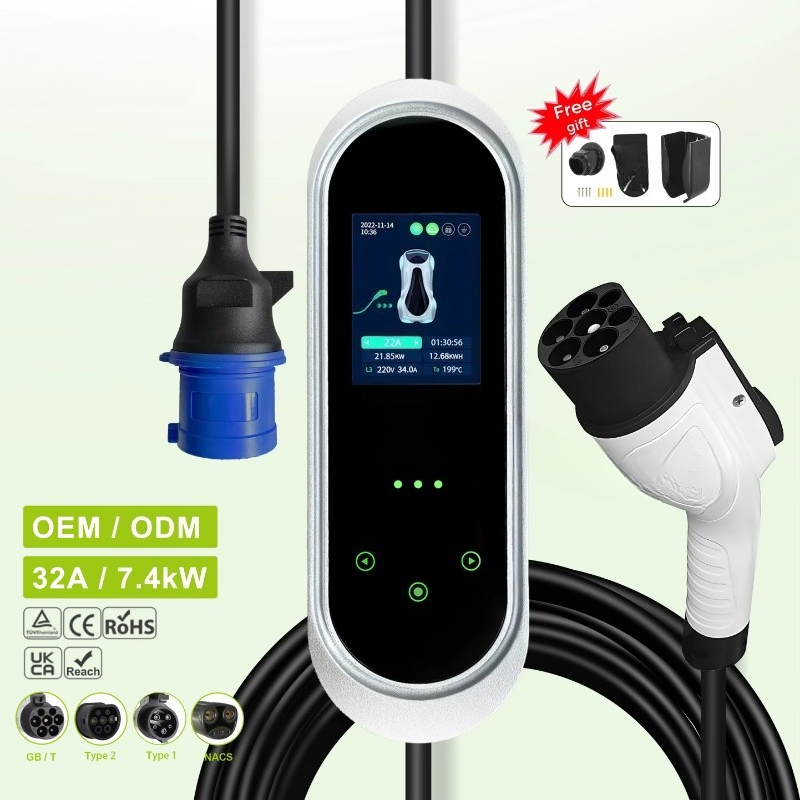 Cargador Portátil para Vehícul - Ev Charger reseña y precio