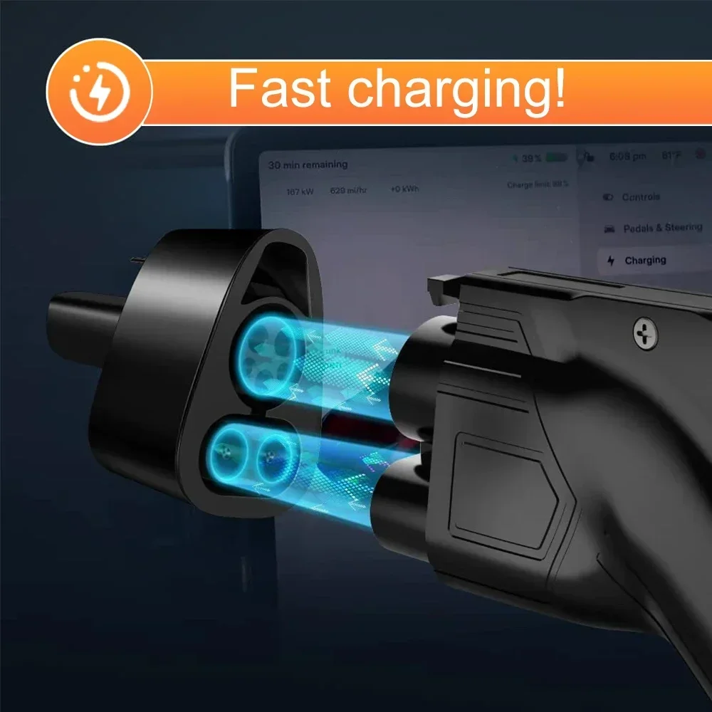 Para Tesla Model 3/X/Y/S EV ca - Ev Charger Adapter reseña y precio