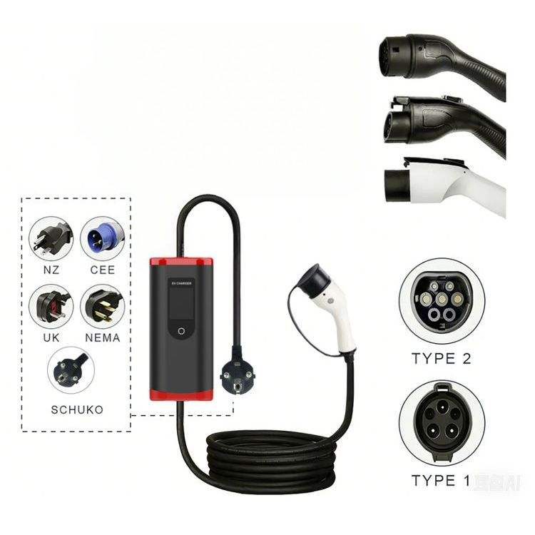 Cargador portátil para vehícul - Ev Charger reseña y precio