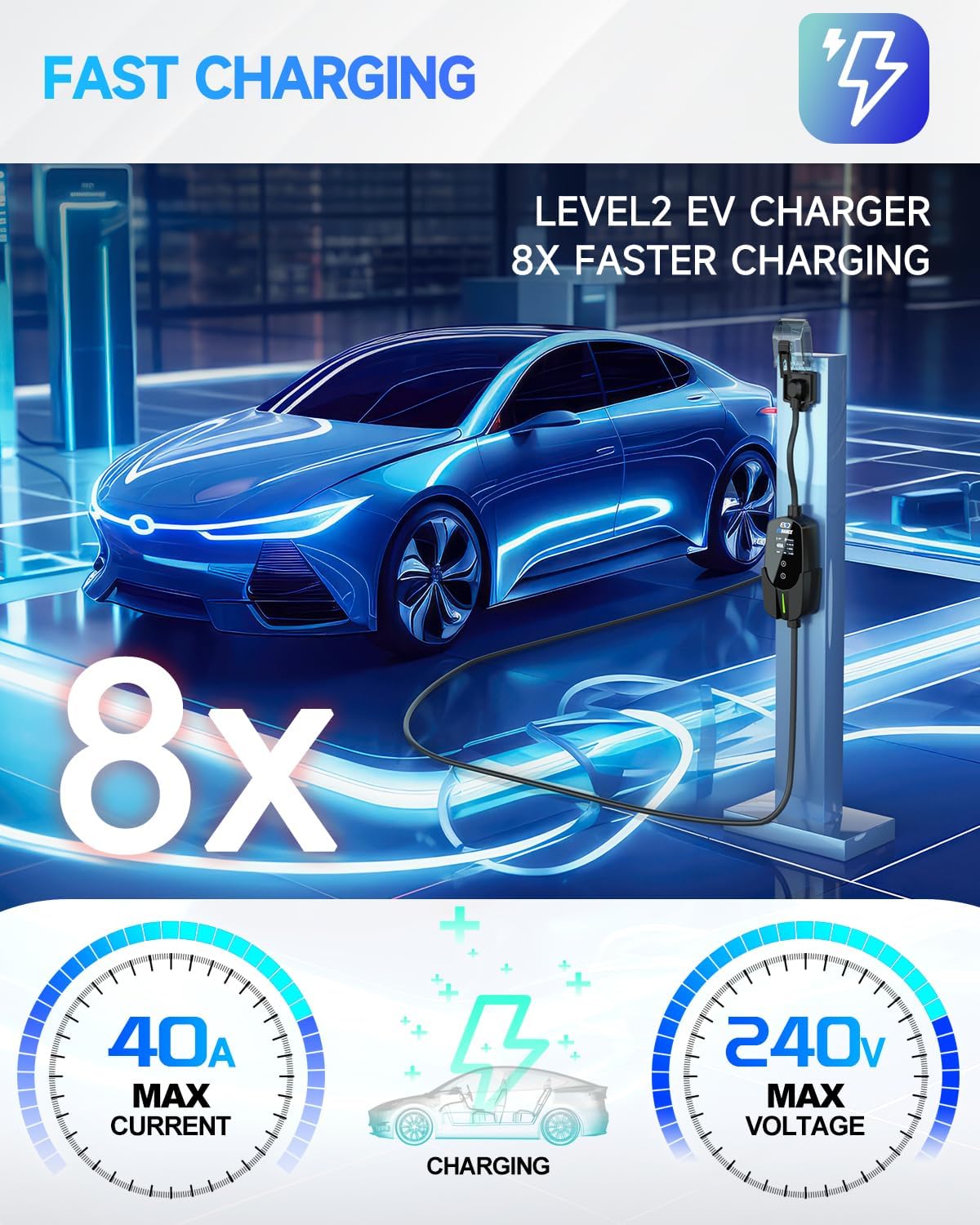 Cargador Portátil EVDANCE para - Home Ev Charger reseña y precio