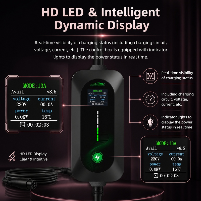 Cargador de Vehículos Eléctric - Portable Ev Charger reseña y precio