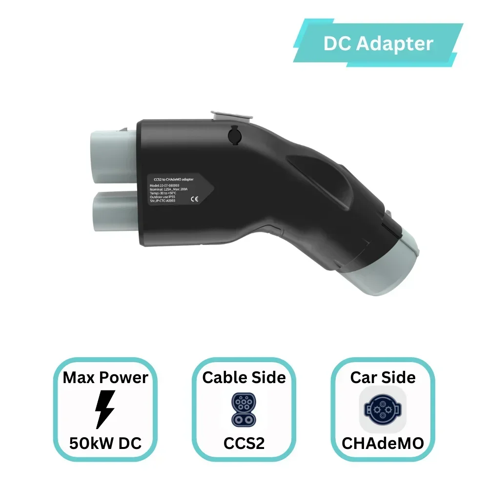 Nuevo Adaptador CCS2 a CHAdeMO - Ev Charger Adapter reseña y precio
