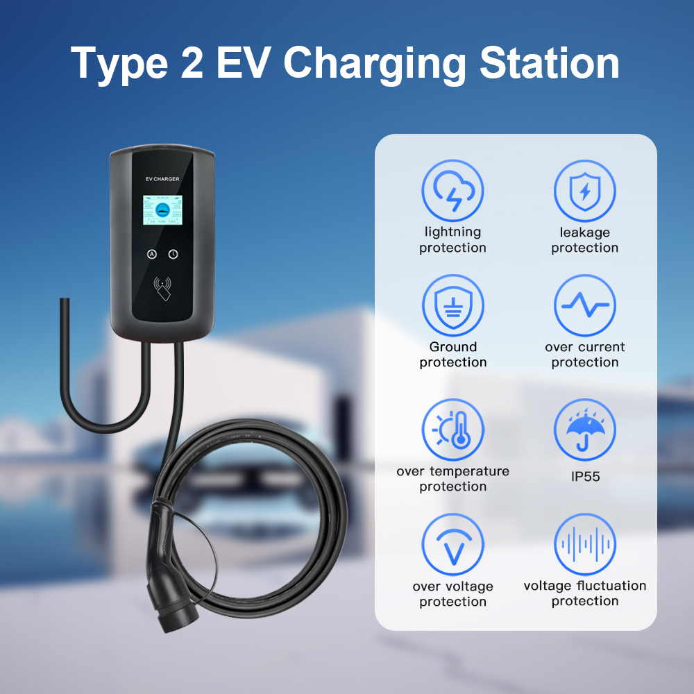 Kolanky 32A 7,2/22KW EV estaci - Wallbox Ev reseña y precio