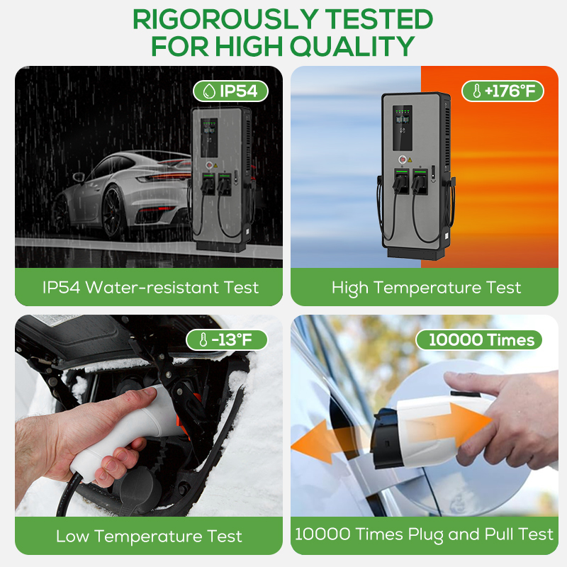 Cargador de CC dual para vehíc - Ev Charging Pile reseña y precio